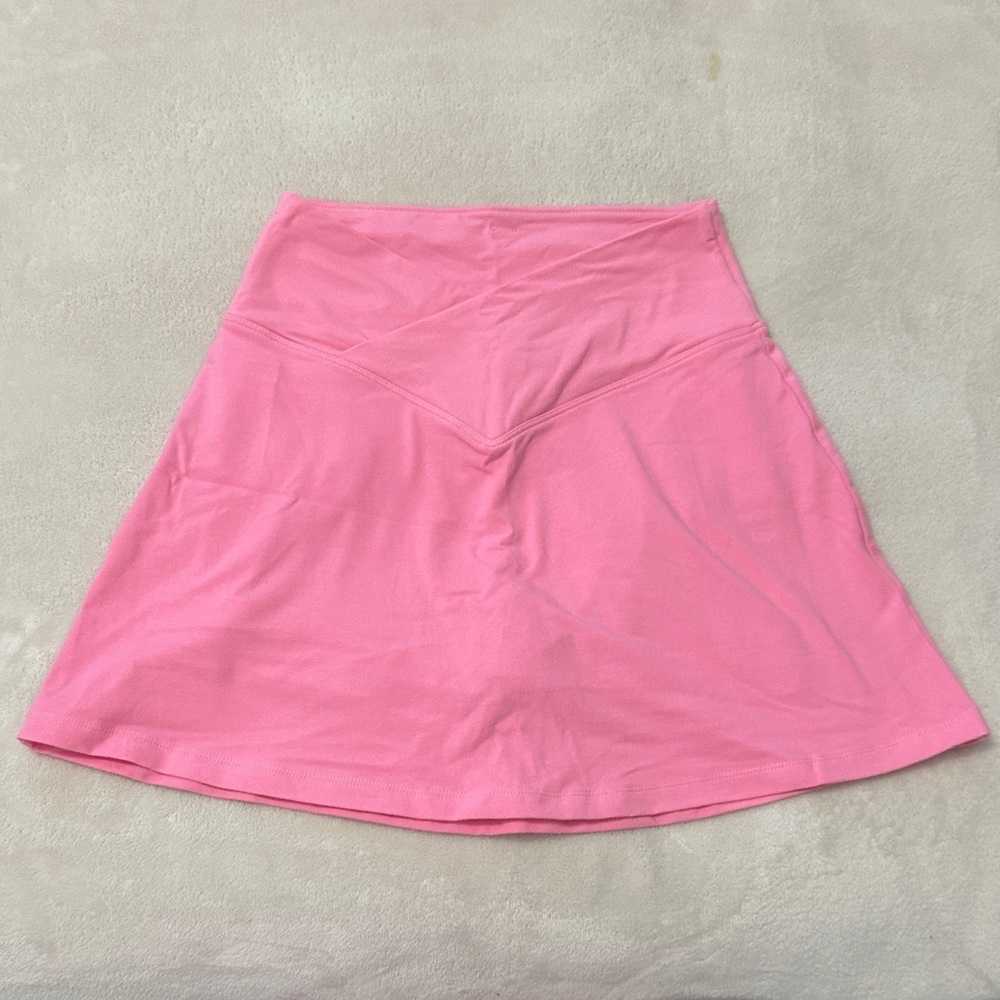 PINK Victoria's Secret Light Pink A-Line Crossover Skirt